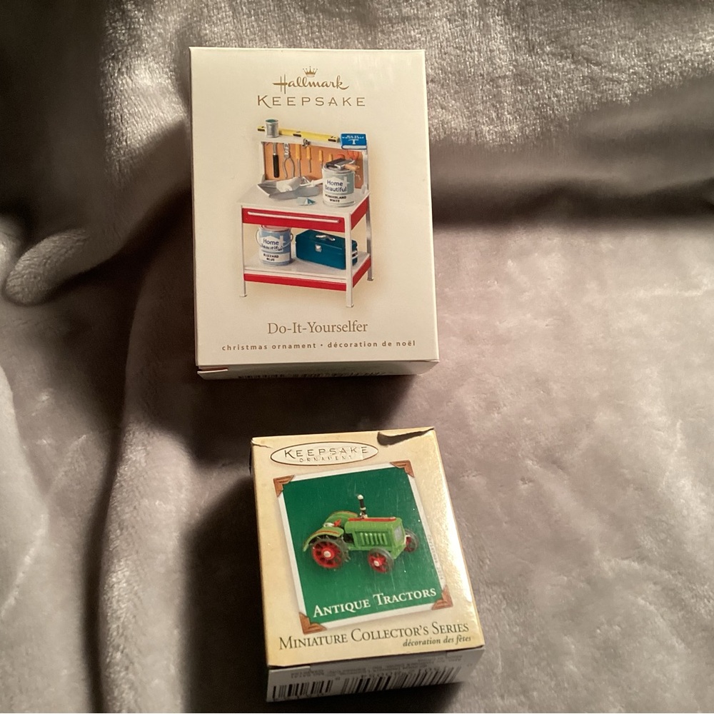 Two Hallmark Ornaments- one price